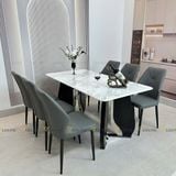 Ghế ăn bọc da cao cấp Roman