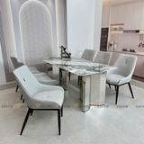 Ghế ăn bọc da cao cấp Beyli