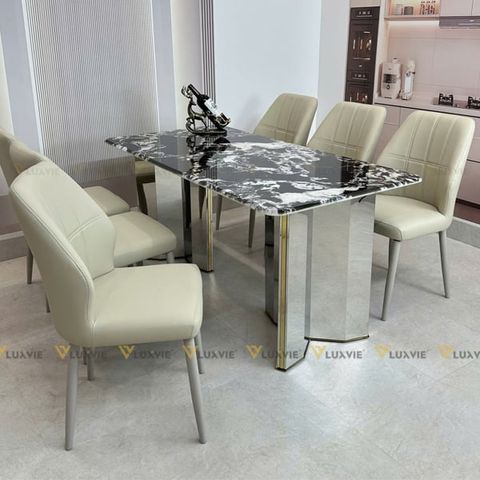 Ghế ăn bọc da cao cấp Verity