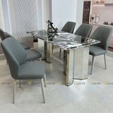 Ghế ăn bọc da cao cấp Verity