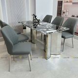 Ghế ăn bọc da cao cấp Verity