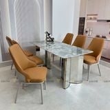 Ghế ăn bọc da cao cấp Iris