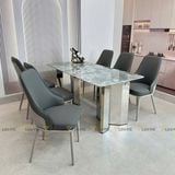 Ghế ăn bọc da cao cấp Iris