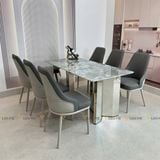 Ghế ăn bọc da cao cấp Iris