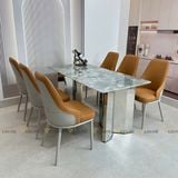 Ghế ăn bọc da cao cấp Iris