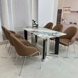 Ghế ăn bọc da cao cấp Lucy