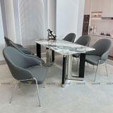 Ghế ăn bọc da cao cấp Lucy