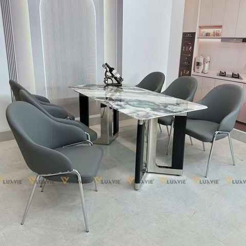 Ghế ăn bọc da cao cấp Lucy