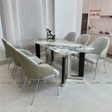 Ghế ăn bọc da cao cấp Lucy