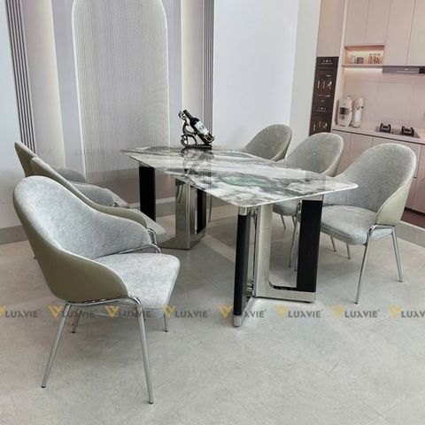 Ghế ăn bọc da cao cấp Lucy