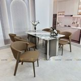 Ghế ăn bọc da cao cấp Chivari