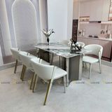 Ghế ăn bọc da cao cấp Chivari