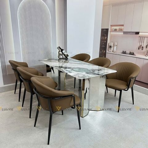 Ghế ăn bọc da cao cấp Diva