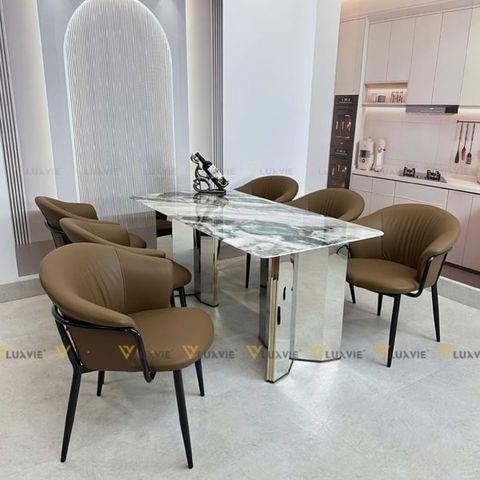 Ghế ăn bọc da cao cấp Diva