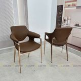 Ghế ăn mạ vàng Luxero