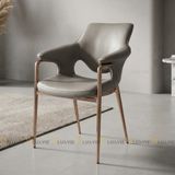 Ghế ăn mạ vàng Luxero