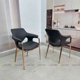 Ghế ăn mạ vàng Luxero