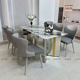 Ghế ăn bọc da cao cấp Inasia