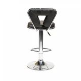 Ghế bar da tam giác chân trụ xoay DPE21
