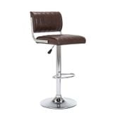 Ghế bar đệm da chân trụ xoay DPE23