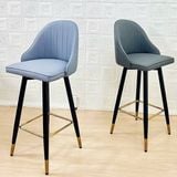 Ghế bar da nệm chân sắt DPE29