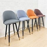 Ghế bar da nệm chân sắt DPE29