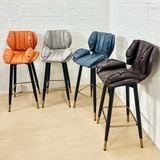 Ghế bar da nệm chân sắt DPE30