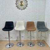 Ghế bar da chân xoay DPE27