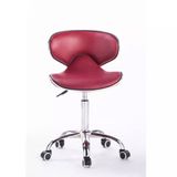 Ghế cafe mặt nệm da trụ chân xoay DPAC1