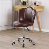 Ghế cafe vương miện chân bánh xe xoay DPAC4