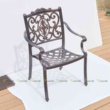 ghế nhôm đúc ngoài trời