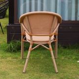 Bộ bàn ghế cafe ngoài trời LUZF9021T + Ghế LUZF3022C