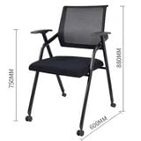 Ghế đào tạo không bảng viết có bánh xe DPD26C