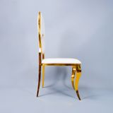 Ghế ăn inox mạ vàng Mercedes