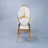 Ghế ăn inox mạ vàng Mercedes