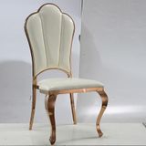 Ghế ăn inox mạ vàng Queen