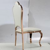 Ghế ăn inox mạ vàng Queen