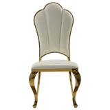 Ghế ăn inox mạ vàng Queen