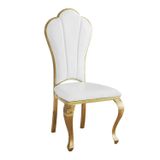 Ghế ăn inox mạ vàng Queen