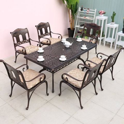 Ghế Ngoài Trời Nhôm Đúc HPGN56