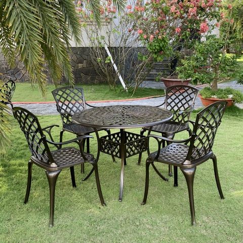 Ghế Ngoài Trời Nhôm Đúc GN21