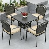 Ghế Ngoài Trời Nhôm Đúc GN05