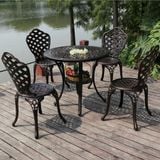 Ghế Ngoài Trời Nhôm Đúc GNN03