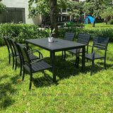 bàn ghế ngoài trời sân vườn polywood luxvie