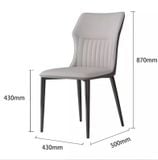 Ghế ăn bọc da cao cấp Eva