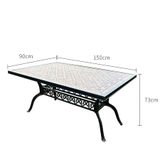 Bàn sân vườn mặt đá HPBN29 (không gồm ghế)