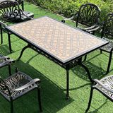 Bàn sân vườn mặt đá HPBN29 (không gồm ghế)