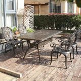 Bàn sân vườn chữ nhật BN04CN (không gồm ghế)