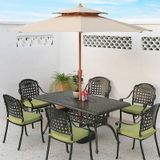 Bàn sân vườn chữ nhật BN04CN (không gồm ghế)