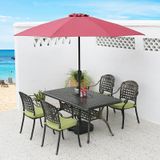 Bàn sân vườn chữ nhật BN04CN (không gồm ghế)